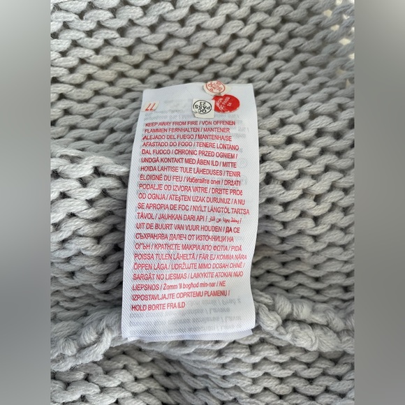 Oversized Light Grey Noisy May Knit Sweater - Picture 10 of 10